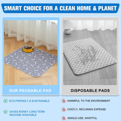 Tapis d'entraînement chiots antifuite pour sols propres et sains.