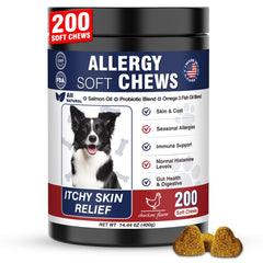 Taraxa friandises allergie chien bouteille soutien quotidien contre les allergies.