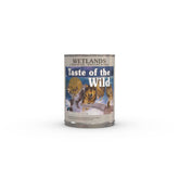 Taste of the Wild Wetlands: canard dans sauce, boîte de 375 g, repas savoureux pour chien.