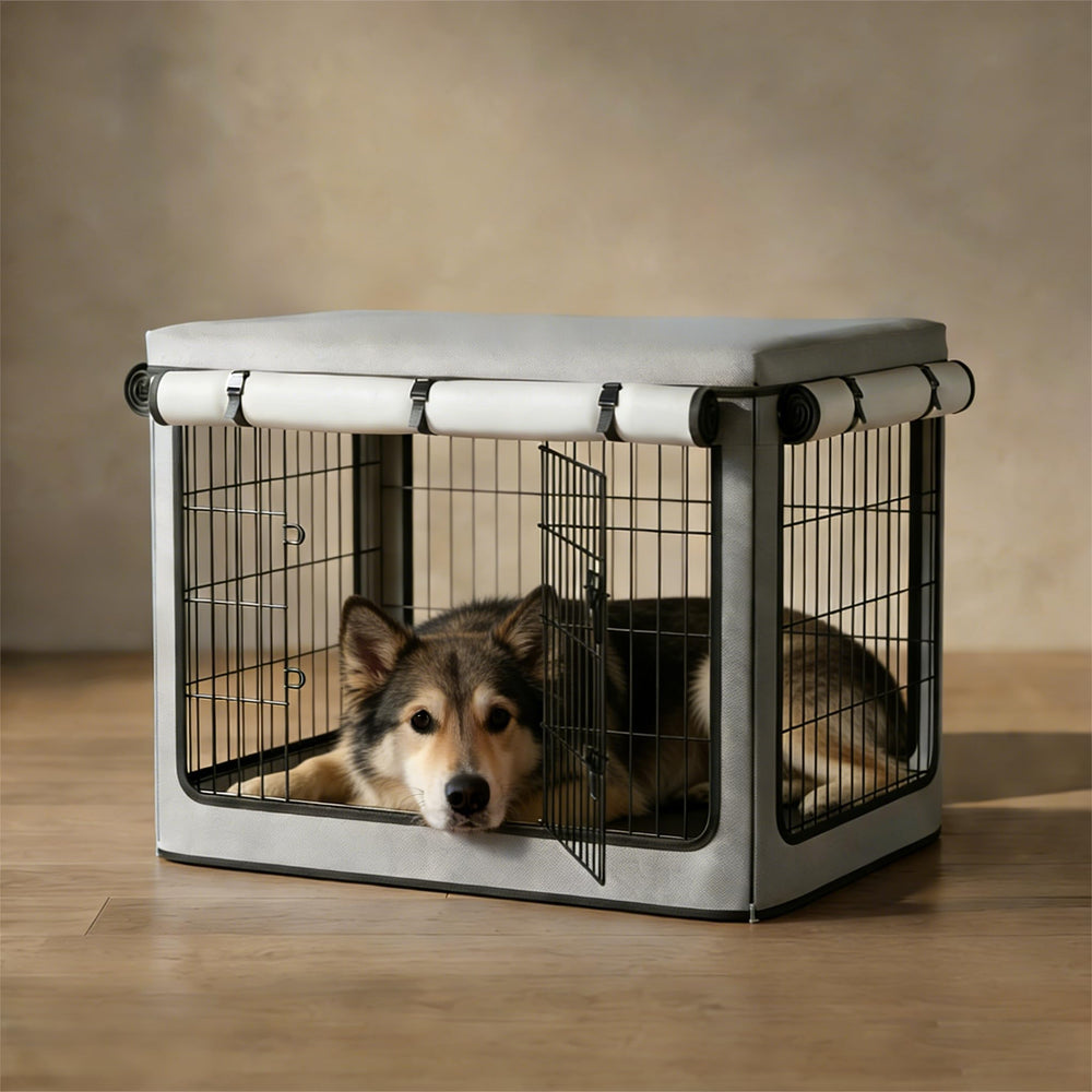 TBNO couvre-cage chien, tissu imperméable 1680D, protection durable contre intempéries.