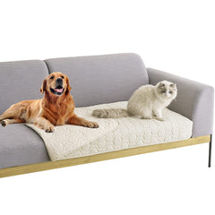 Housse lit chien Tcksstex impermable antiderapante offre stabilite sur canape.
