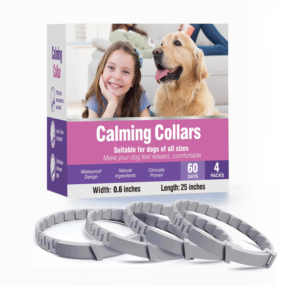 Tcllka collier apaisant pour chien – vue de face, potentiel utile lors des sorties calmes