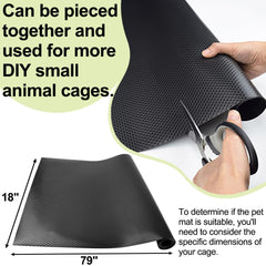 TCYPUHL coupe-sur-mesure pour cage, ajuste facilement la surface.