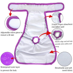 Teamoy: extérieur imperméable PUL protège contre les fuites