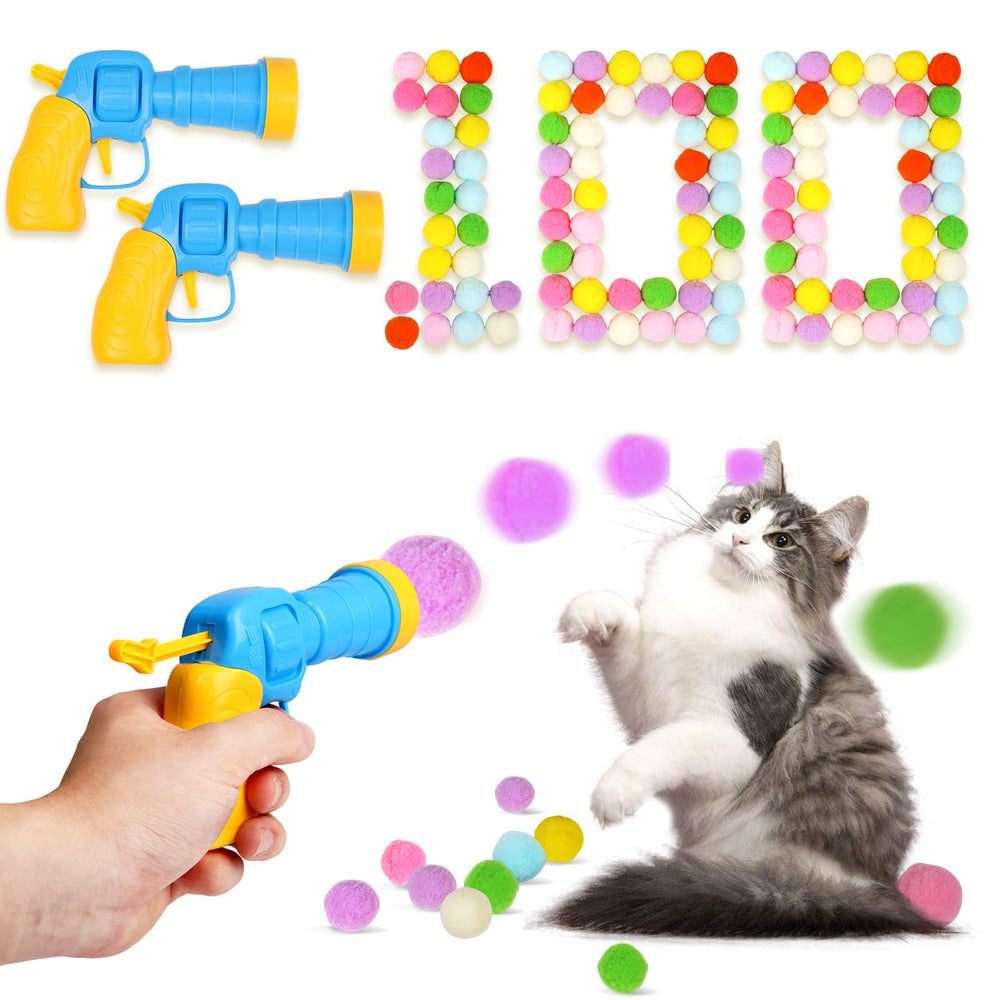 TEAWOO lanceur et balles pour chat: stimulation interactive en intérieur.