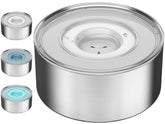 Techphardo gamelle d eau anti eclaboussures avec disque flottant pour limiter les debordements