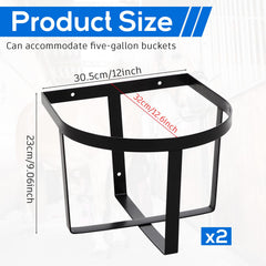 Teenyyou support-seau-metal anti-rouille : hangers durables pour usage intérieur et extérieur.