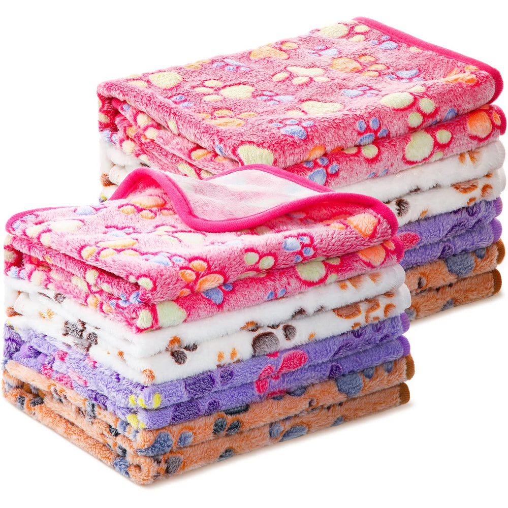 Tegeme couverture chien 24x16 cm velours corail, douceur idéale pour les siestes.