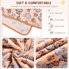 Tegeme couverture imprimé patte chien, design mignon et pratique.