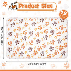 Tegeme, plaid peluche doux pour petits chiens et chats, chaleur légère.