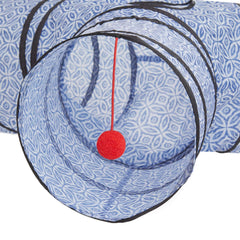 Tempcore tunnel chat pliable bleu rangement rapide et transport facile