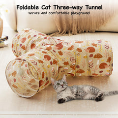 Tempcore tunnel chat pliable et portable pour voyages et rangement.