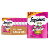 Temptations chat : friandises dans sachet 6-3oz, pratique et portionnées.