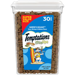 Temptations – friandises Plaisir du Surfeur, saveurs mer, croquantes et molles, récompense quotidienne