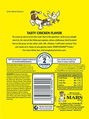 Temptations chat poulet poche-croquante centre-doux: plaisir rapide et récompense quotidienne.