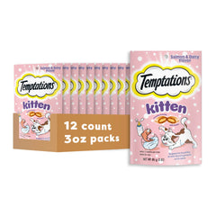 Temptations chaton croquant et moelleux dans un sachet pratique de 3 oz