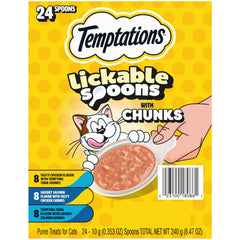 Temptations cuillères à lécher – assortiment, pratique et propre pour un moment de partage.