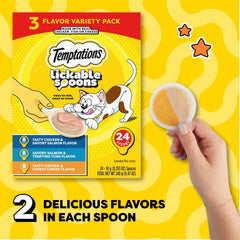 Friandises Temptations format cuillere pour dosage facile
