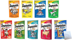 Temptations pack variété 9 saveurs, friandises pour chat, récompense quotidienne