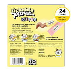 Temptations Purée Chaton poulet-lait — texture creme idéale pour les repas.