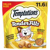 Temptations Tender Fills pack-shot poulet, récompense croquante et crémeuse pour chat