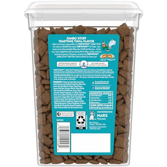 Temptations: texture croquante extérieure et douceur intérieure pour le chat.