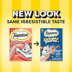 Temptations Purée Crèmeuse Saumon en tube – servi à la main pour renforcer le lien.