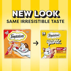 Utilisation à la main du tube Temptations pour renforcer le lien avec votre chat