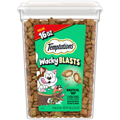 Temptations Wacky Blasts : sachet refermable pour préserver la fraîcheur.