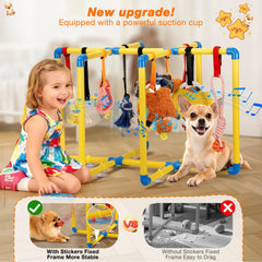 9 jouets suspendus Tengantongda pour variété et stimulation