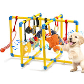 Tengantongda aire de jeux chiots cadre renforcé pour stabilité accrue