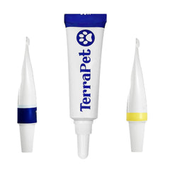 TerraPet emballage crème yeux 3,5 g — emballage compact pour le soin quotidien.