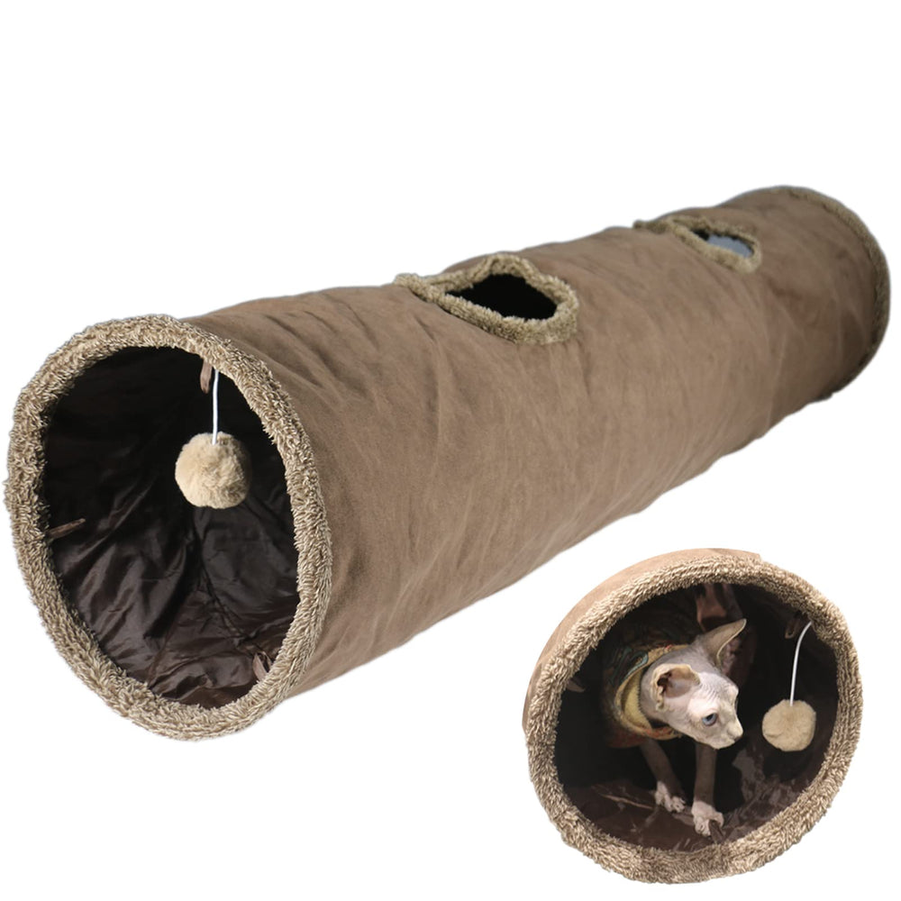 Tunnel Terunat pour chat: vue générale et espace généreux.
