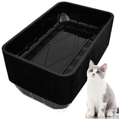 Tessco: plateau litière jetable pour chat, pratique pour le voyage.