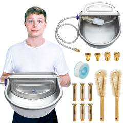 Tessco for you ensemble-bacs-eau-4-5l abreuvoir robuste pour le bétail.