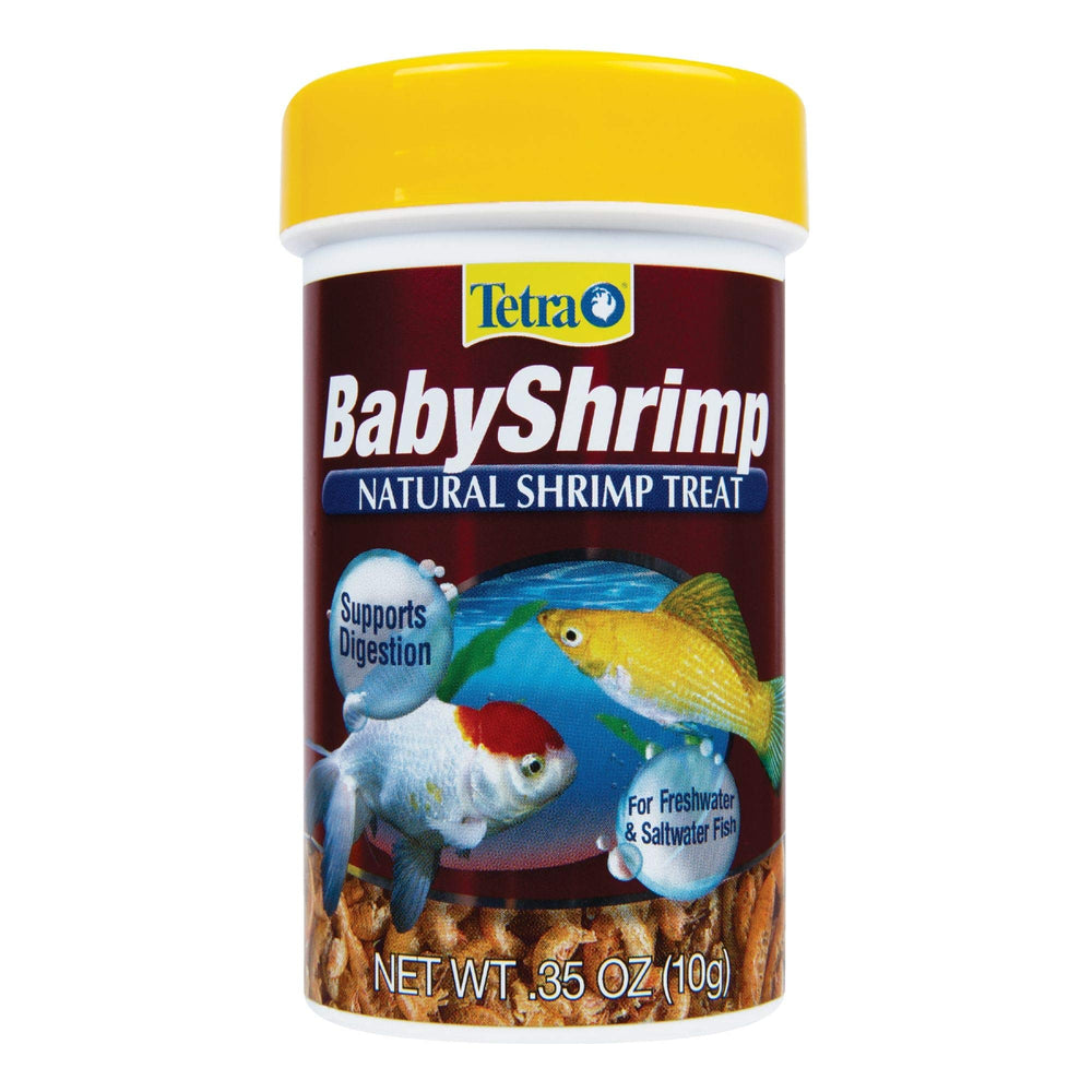 Tetra BabyShrimp emballage pratique pour varier l’alimentation des poissons.