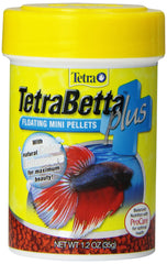 TetraBetta Plus pellets-flottants-mini faciles à doser pour l’alimentation quotidienne du betta.