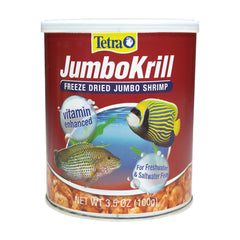 Emballage sous vide Tetra JumboKrill préserve la fraîcheur pour nourrir vos poissons.