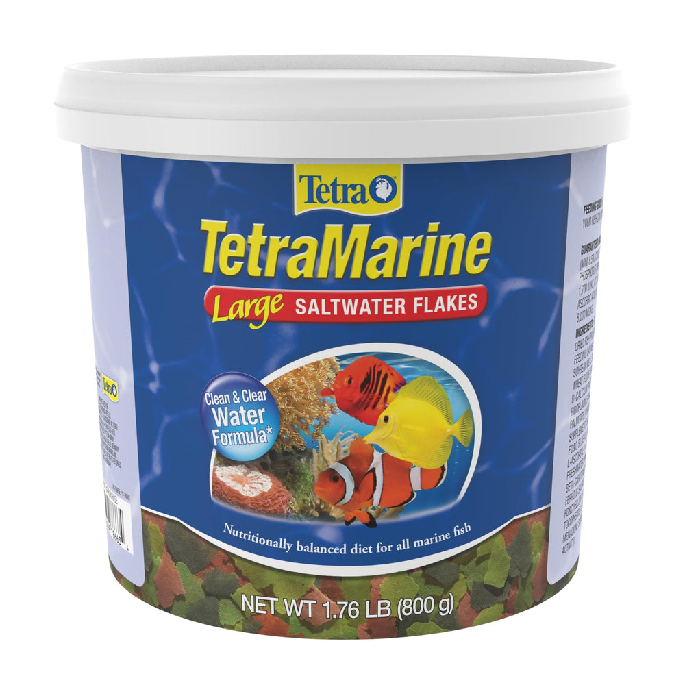 TetraMarine Flocons marins, emballage pratique et alimentation équilibrée.