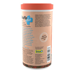 TetraFin Plus – poisson rouge dans un aquarium clair, usage quotidien pratique.