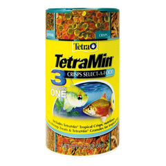 TetraMin Crisps Select-A-Food en boîte ouverte pour alimentation variée et pratique.