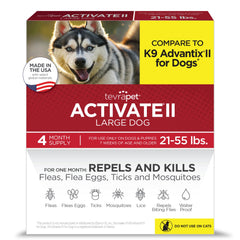 TevraPet Activate II – flacon gouttes, application topique pratique pour chiens