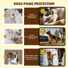 TEWIWAP bottes pour chien, ouverture ajustable pour un ajustement personnalisé.