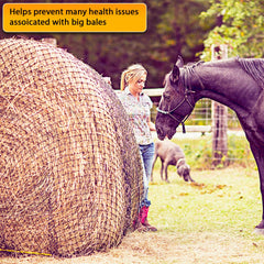 Texas Haynet – installation facile autour du foin.