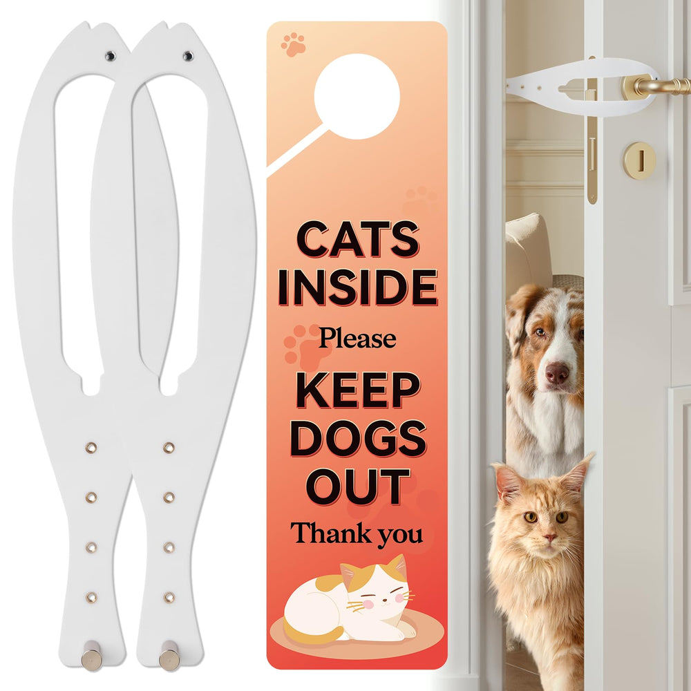 Porte-chat TGIOW blanc avec lacet robuste pour sécurité.