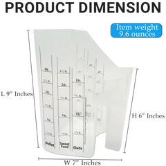 Tharos Distribution godet-nourrissage avec poignée ergonomique pour une prise confortable