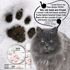 The Blissful Cat Paw Butter – application facile sur le coussinet du chat.