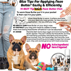 The Blissful Dog Nose Butter - fabriqué artisanalement aux États-Unis pour chiens.