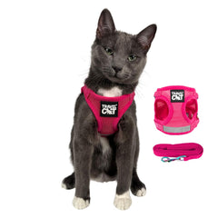 Harnais The Fat Cat Travel pour chat, confort durable en extérieur.