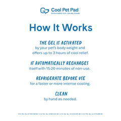 The Green Pet Shop Tapis réfrigérant – utilisable à l’intérieur comme à l’ombre pour le repos.